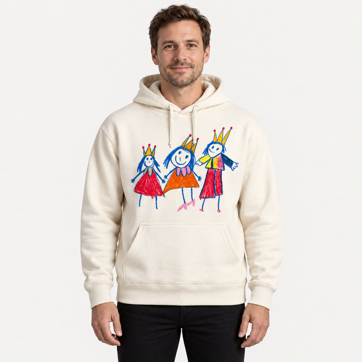 Your Kid’s Art Embroidered Hoodie